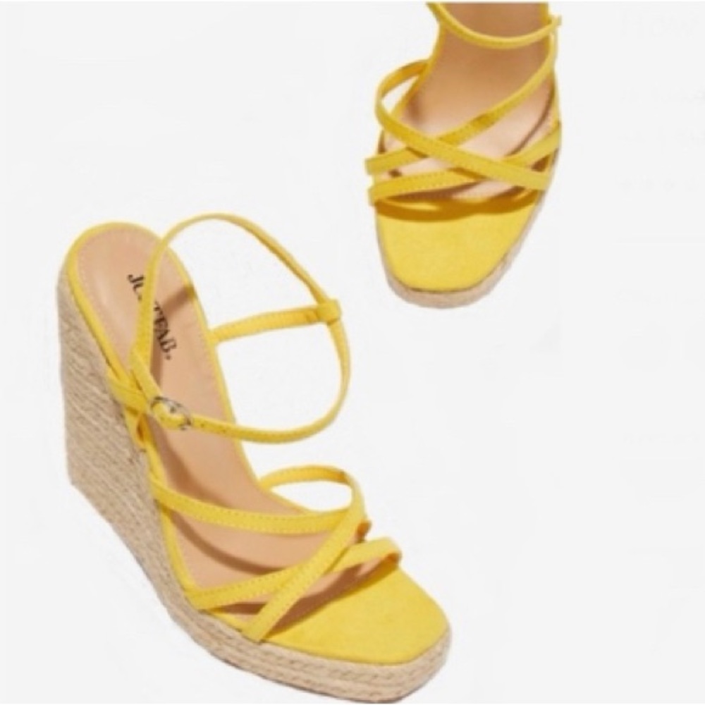 Sold (in person) JustFab wedges NWT